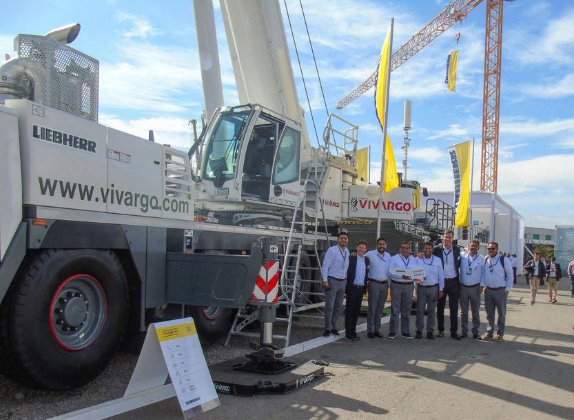 Primera Liebherr-LTM 1150-5.3 en Chile